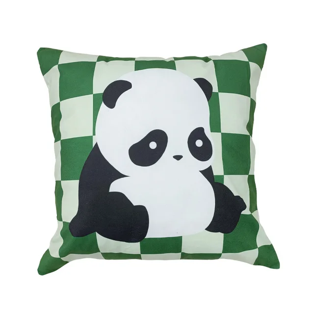 Sofa Living Room Small Throw Plush Cartoon Panda Pillow Case Style3 - Shop at LoveMi