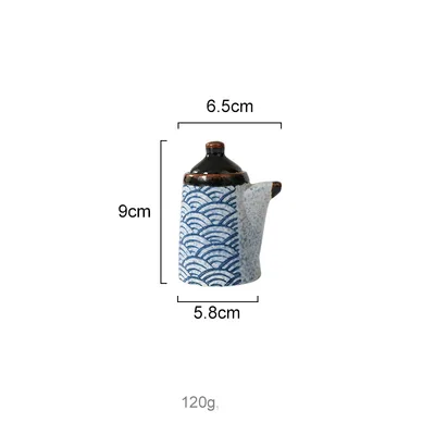 Japanese Style Ceramic Hefeng Seasoning Pot Set Restaurant Household High Flavoring Pot - Shop at LoveMi