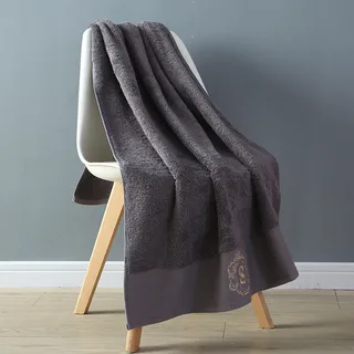Five-star Hotel Bath Towels Are Soft And Absorbent - Dark Grey