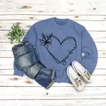 Blue Sweater Black Font