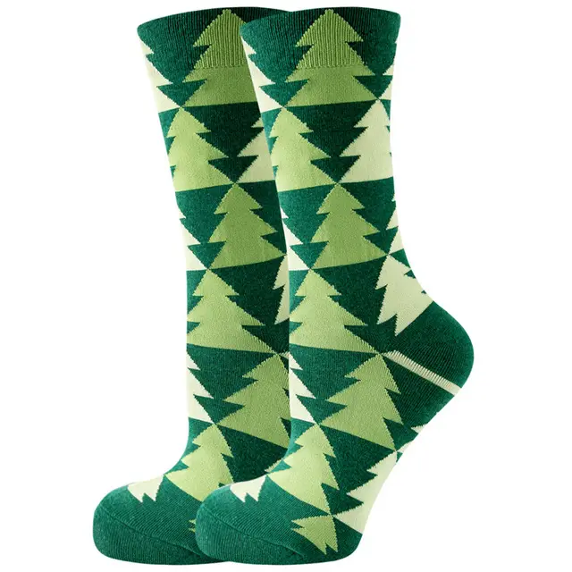 Christmas Santa Claus Women's Socks Elk Tide 8Color - Shop at LoveMi