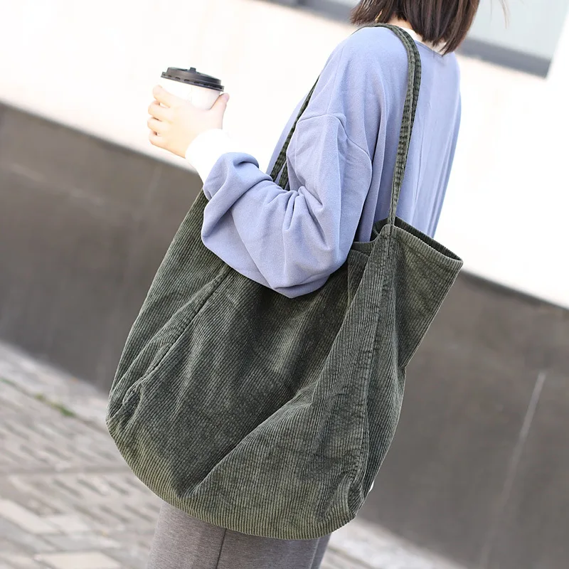 Women's Fashion Casual Large Capacity Shoulder Bag Green - Shop at LoveMi