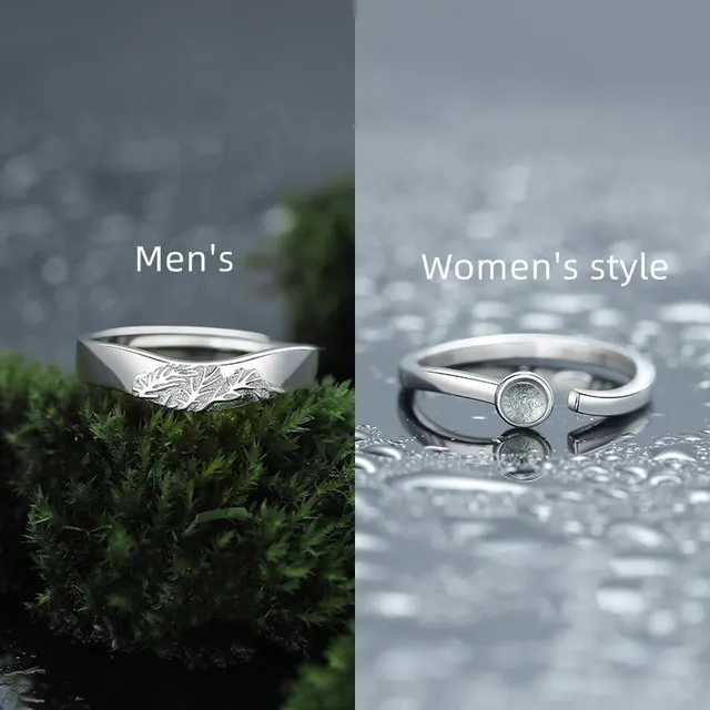 Small Design Jianjia Bailu Lovers' Ring Mens - Shop at LoveMi