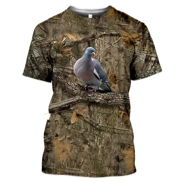 Outdoor Jungle Camouflage Animal Mesh T Shirt Mn5Style - Shop at LoveMi