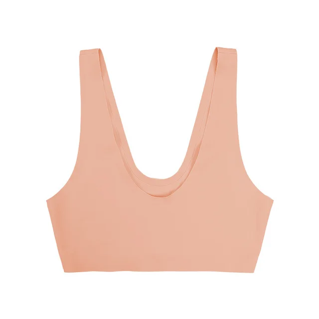 Large U shaped Seamless Ice Silk Underwear For Women Pink - Shop at LoveMi