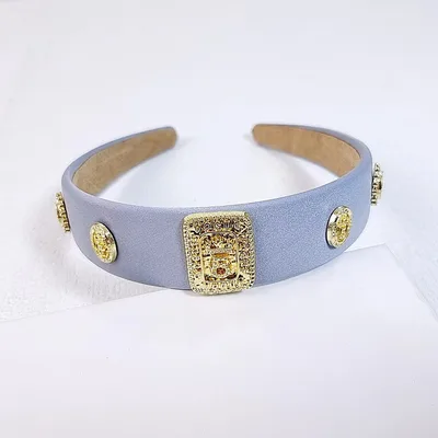 All Match Retro Headband Simple Going Out Blue - Shop at LoveMi