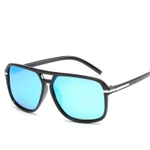 Bright Black Frame Ice Blue
