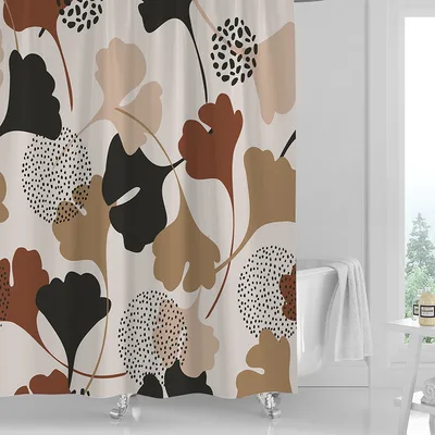 Printed Shower Curtain Waterproof Polyester Shower Curtain - Shop at LoveMi