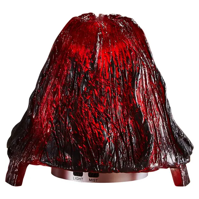 Volcanic Resin Ultrasonic Air Fragrance Humidifier Red Grey - Shop at LoveMi