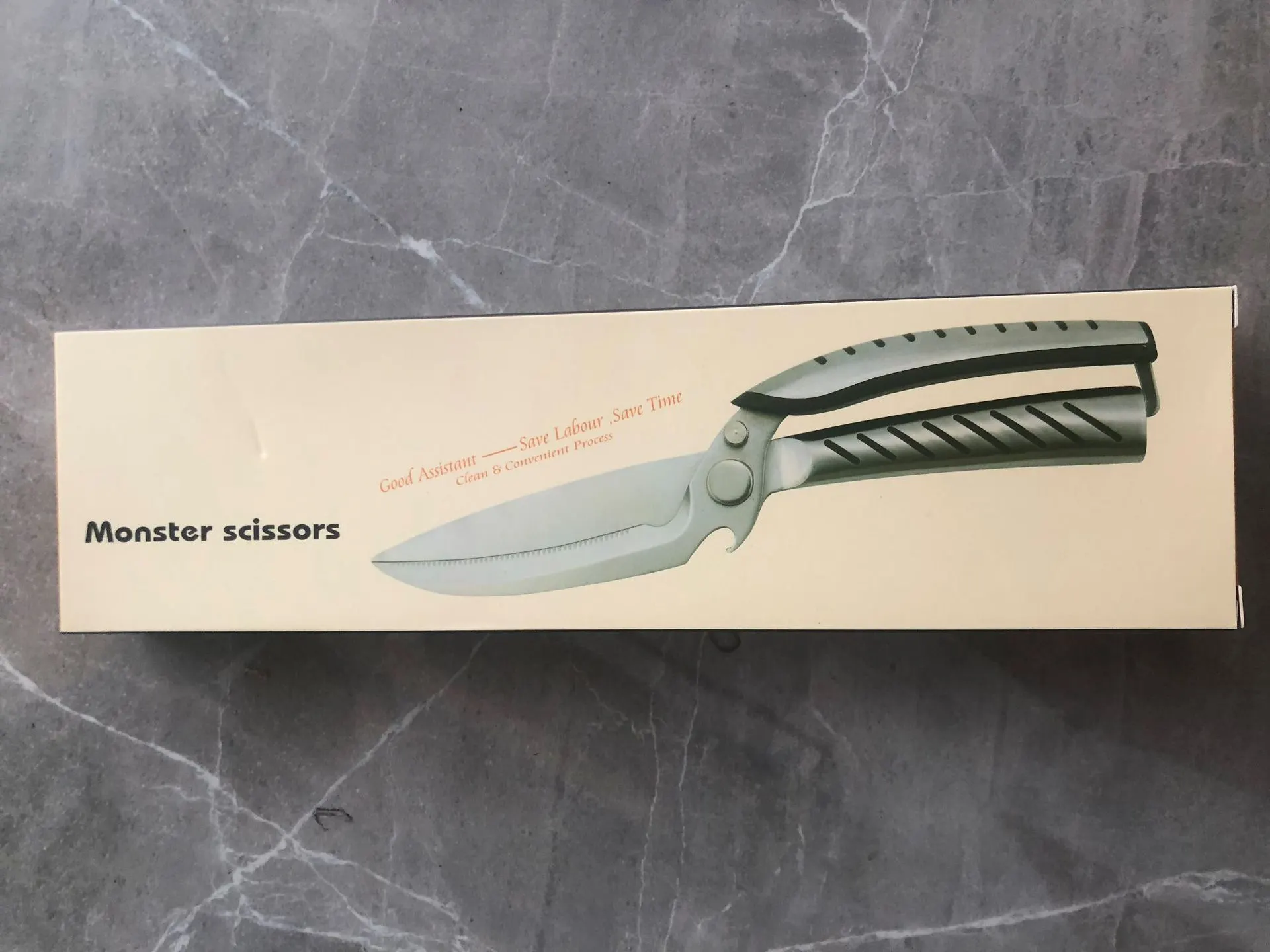 Household Kitchen Stainless Steel Removable Scissors - Monster Scissors Gift Box