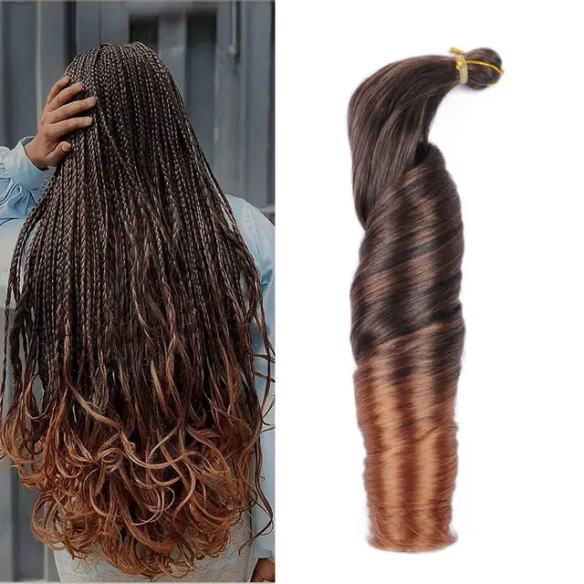 African New Loose Wave Crochet Hair Crochet Hair Extension Big Wave Reel Curved Hair Handle T1B30 - Shop at LoveMi