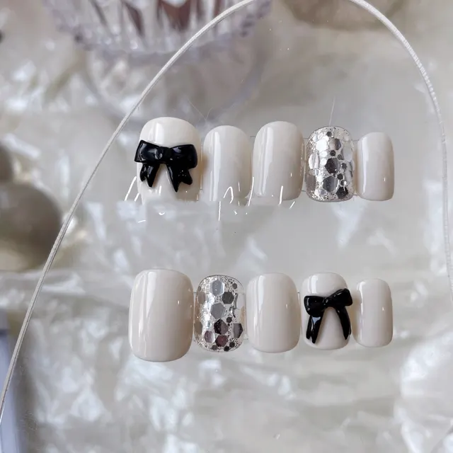 Wearing A Nail Patch Temperament Short Short Square - Shop at LoveMi