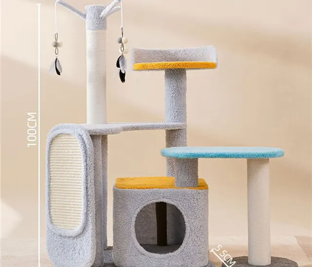 Large Cat Scratch Board Jumping Platform Toy Style12 - Shop at LoveMi