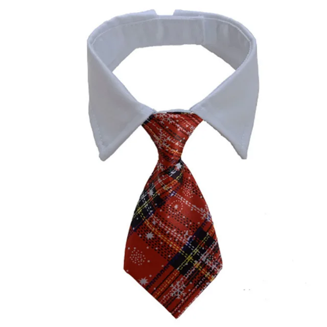 Pet Striped Tie Dog Teddy Bow Tie Scarf Blouse Collar 22 Colors - Shop at LoveMi