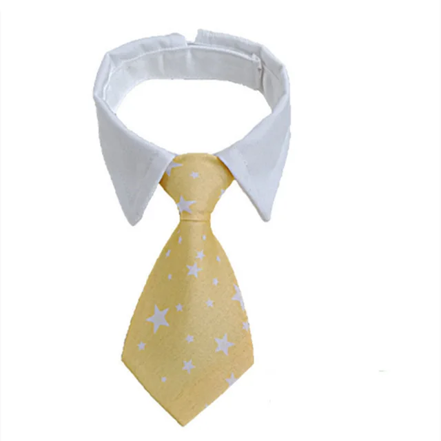 Pet Striped Tie Dog Teddy Bow Tie Scarf Blouse Collar 9 Colors - Shop at LoveMi