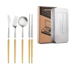 Four Gold And Silver Sets