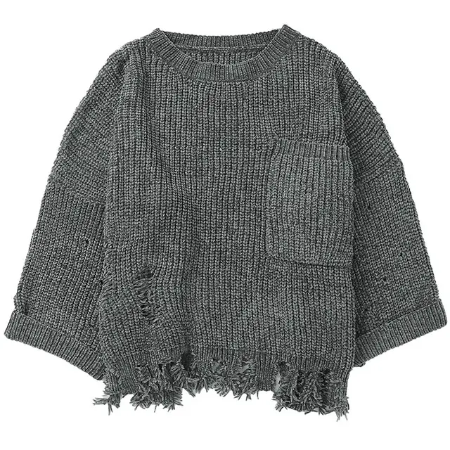 Shiying European And American Pullover Women Grey - Shop at LoveMi