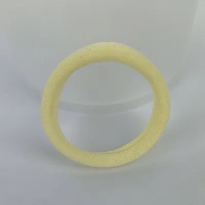 Bulk Veggie Ring Head Rope Korean Version Light Yellow - Shop at LoveMi