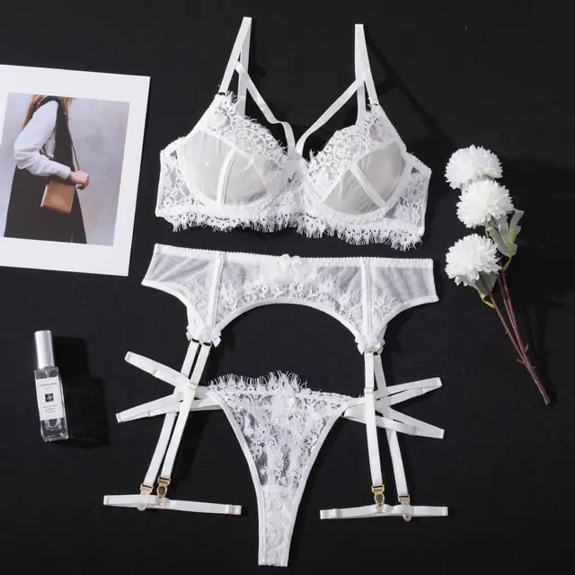 Sexy Sexy Lingerie Body Shaping Split Suit White - Shop at LoveMi