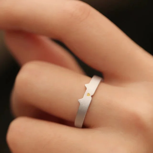 New Meow Star Man Bell Ear Ring Cat Ear Ring - Shop at LoveMi