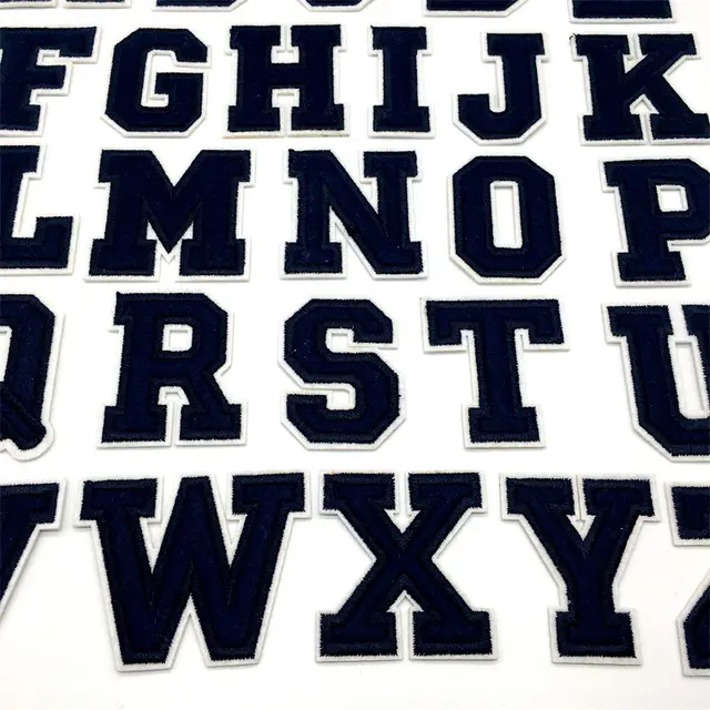 Large Solid Color English Letter Embroidered Towel Cloth I - Shop at LoveMi