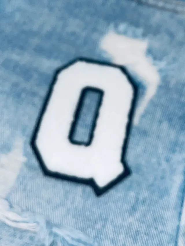 Large Solid Color English Letter Embroidered Towel Embroidered Cloth Q - Shop at LoveMi