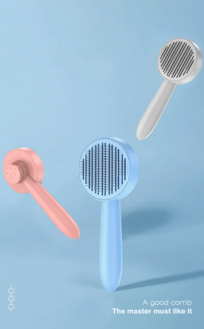 Cat Comb Floating Hair Comb Dog Hair Removal Cat Petting Cleaning Long Hair Special Pet Cat Supplies Set - Shop at LoveMi