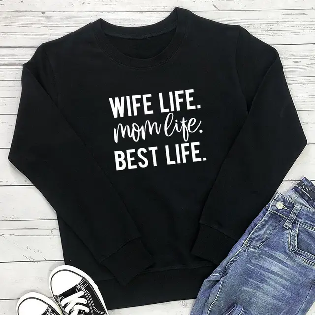 Mother's Day New Fashion Sweater Black - Shop at LoveMi