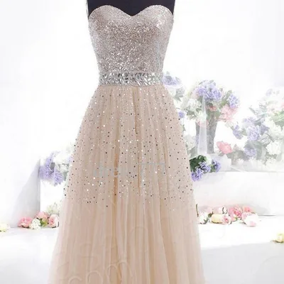 European and American sexy evening dress Apricot - Shop at LoveMi