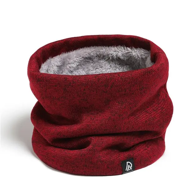 Women's Warm Cold proof Neck Scarf Wine Red - Shop at LoveMi