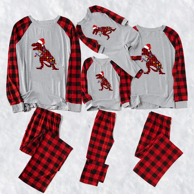 Stewart Plaid Matching Christmas Family Pajamas Jjff01319 - Shop at LoveMi