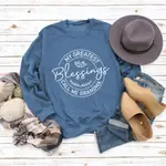Blue White Font