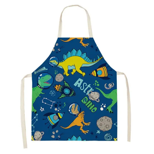 Cotton And Linen Kitchen Household Daily Use Sleeveless Coverall A1Style - Shop at LoveMi