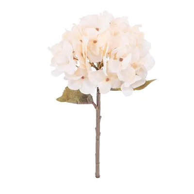 Artificial Flowers Hydrangea Branch Home Wedding Decor Autum White - Shop at LoveMi