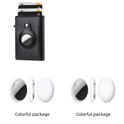 Anti Theft Bullet Card Bag Multi functional Rfid Card Holder Men's Leather Slim Wallets Combine6 - Shop at LoveMi