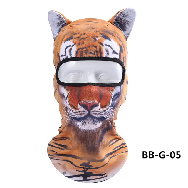 3d Printing Animal Head Cover Outdoor Sun Protection Bbg05 - Shop at LoveMi