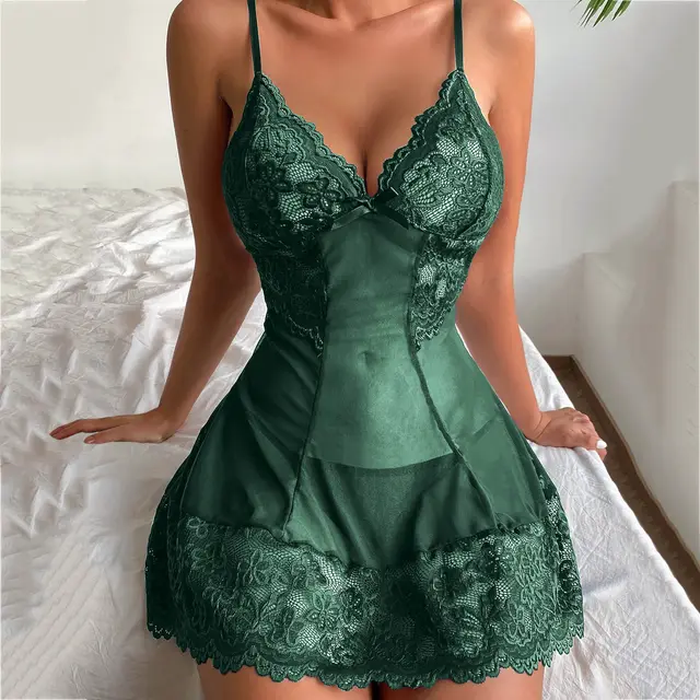 European And American Lingerie Temptation Lace Green - Shop at LoveMi