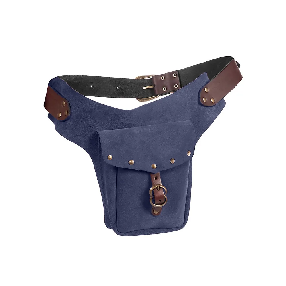 Vintage Viking Renaissance Belt Bag Blue - Shop at LoveMi