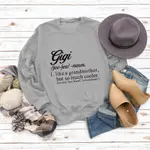 Gray Sweater Black Font