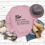 Pink Sweatshirt Black Font