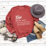 Red Sweater White Font