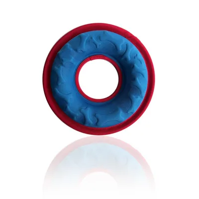 Floating Water Bite Resistance Training Interactive Ring Toy Blue With Red Edge - Shop at LoveMi