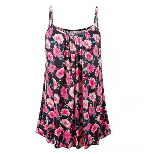 Women's Printed Pleated Wide Hem Loose Suspenders C Style - Shop at LoveMi