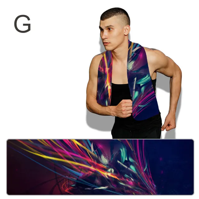 Sweat Absorbing Running Exercise Fitness Towel G Style - Shop at LoveMi