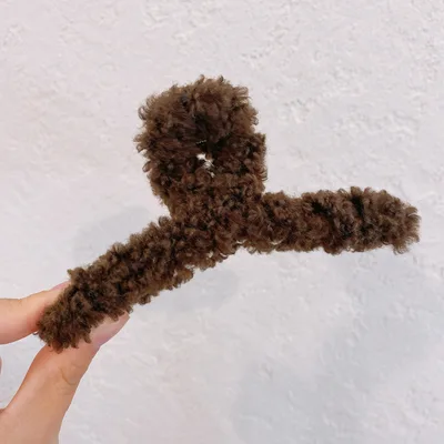 Large Plush Gripper With Elegant Temperament Coffee1 - Shop at LoveMi