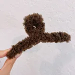 Large Plush Gripper With Elegant Temperament - Coffee1