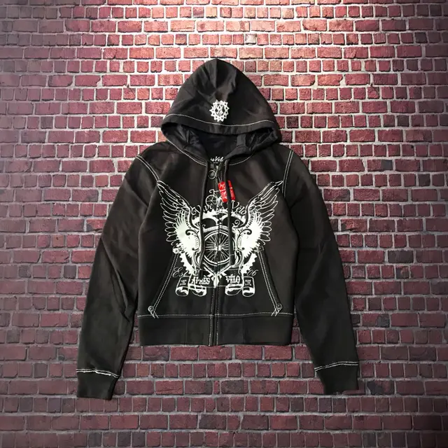 Hooded Sweater Motorcycle Heavy Metal Punk Can Take Lovers Coffee - Shop at LoveMi