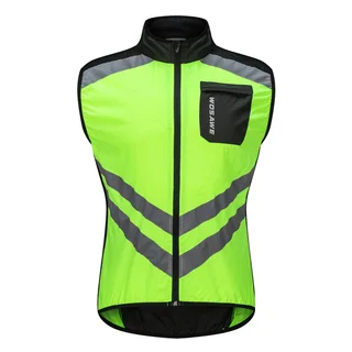 Mountain Biking Windbreaker Jacket Vest - Green