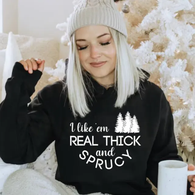Korean Loose Hoodie Printed Long Sleeve Slouchy Style Black - Shop at LoveMi