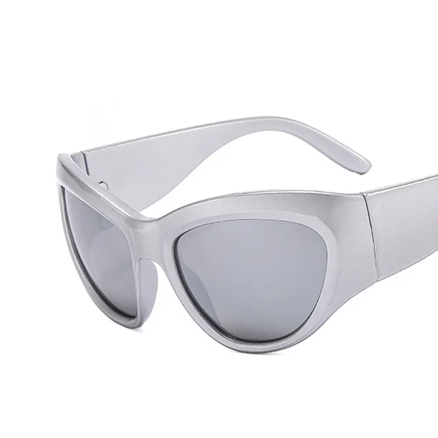 The Same Sunglasses Of The Sweet Cool Silver Frame White Mercury - Shop at LoveMi